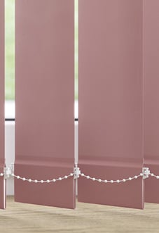 Roma, Tuscan Rose - Vertical Blind Slats